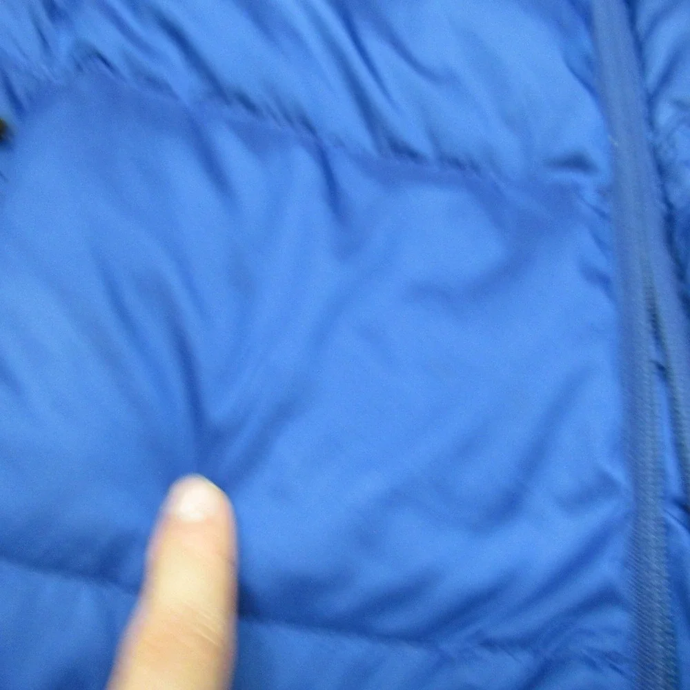 REI Down Jacket Boys‎ XL 18 Blue Full Zip Quilted Light Insulated Warm Puffer